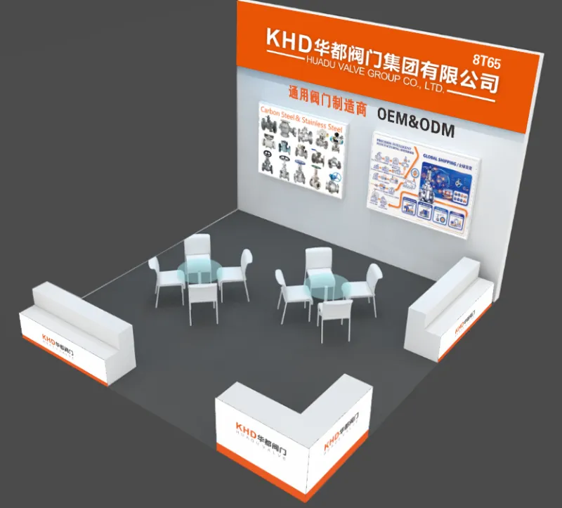 Asa Makita ang Huadu Valve Group (KHD) sa Okt 2026? Zhejiang Int'l Valve Fair, Booth 8T65